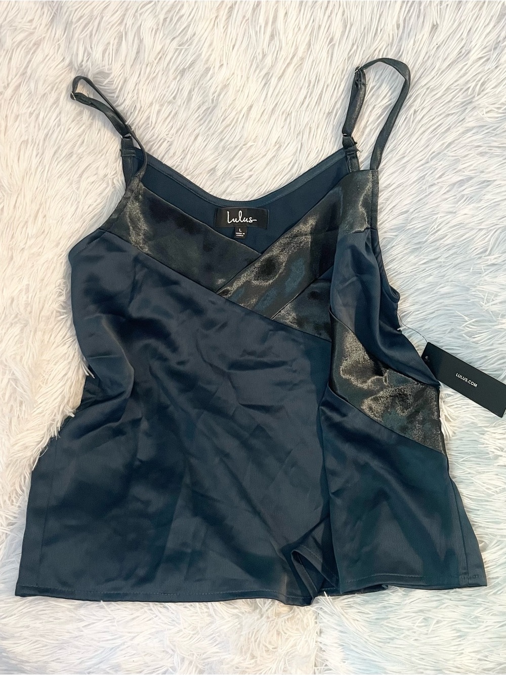 Satin smooth silky comfortable tank top